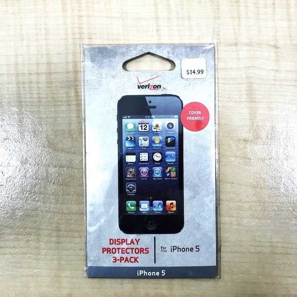 5/$25 Verizon iPhone 5 Display Protectors 3-Pack - Picture 2 of 4